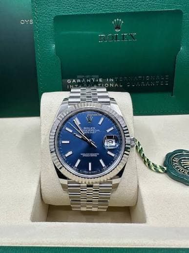 Rolex Datejust 41 — box and papers